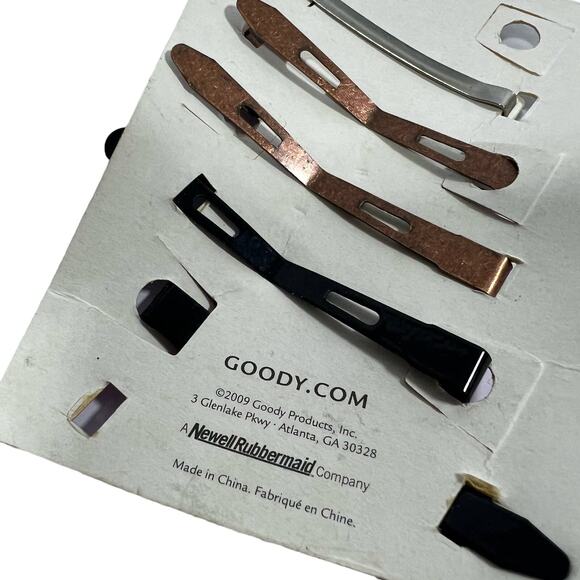 Goody vintage 3 snap barrettes one white clasp - Picture 3 of 4